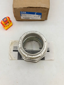 Eaton Crouse-Hinds LT350-SA Liquidtight Straight Connect, 3-1/2" (New)