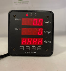 Yokogawa 249307-21-AAA-0-1 Power Plus Series Digital Switchboard Meter (Used)