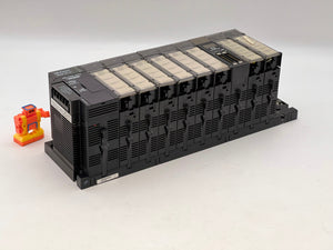 GE Fanuc PLC Assy Series 90-30 30W Power Supply w/ (10) Slot Base, (9) Modules (Not Tested)