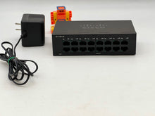 Load image into Gallery viewer, Cisco SF110D-16 V03 16-Port 10/100 Desktop Switch w/ Pwr Adapter (Used)
