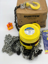 Load image into Gallery viewer, Surtek POLAC2L 1 Ton Cap. Light Chain Hoist (New)