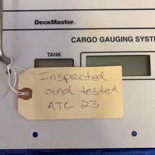 Load image into Gallery viewer, Consilium Salwico Metritape Deckmaster DU Overfill Protection System and Cargo Gauging System Face Panel (Used)