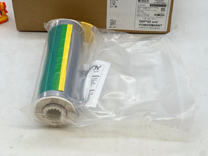 Brady 13616 Gray All Weather Permanent Adhesive Vinyl Label Tape, 10"x50' (New)